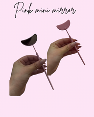 Pink mini mirror