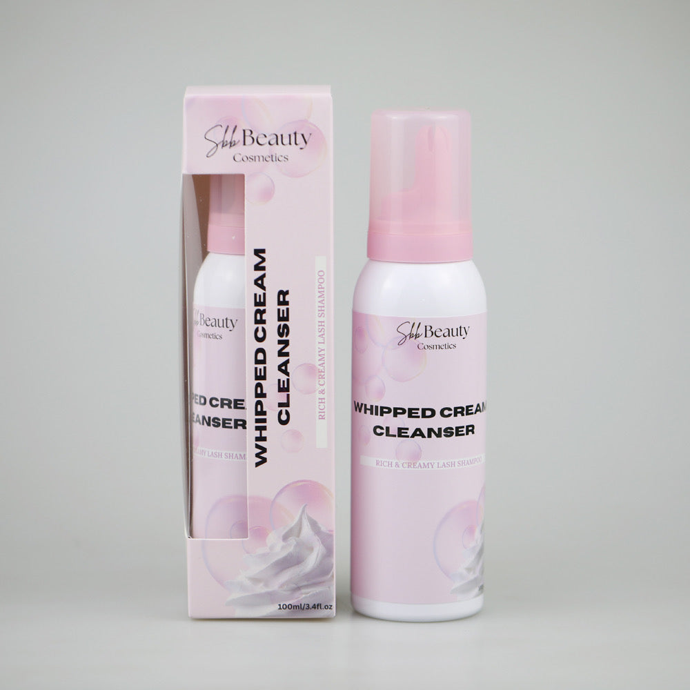Pink Whipped cream lash cleanser