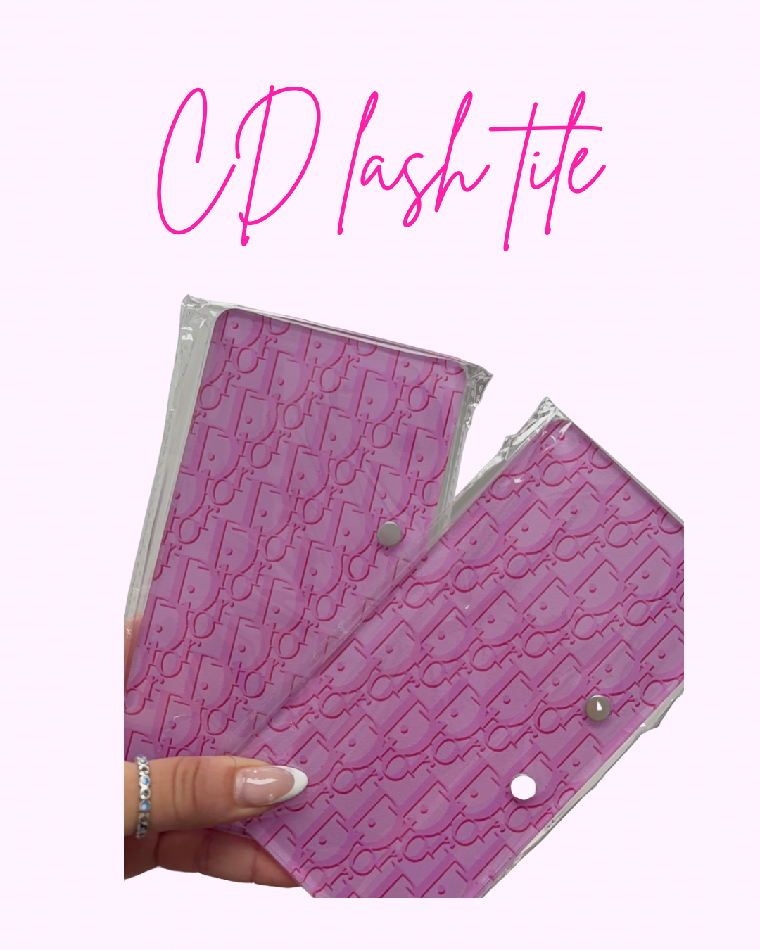 CD pink lash tile